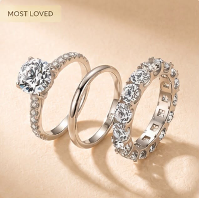 Sparkling Ring Set