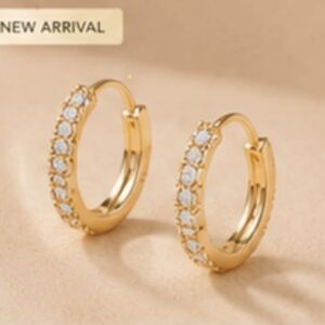 Crystal Hoop Earrings